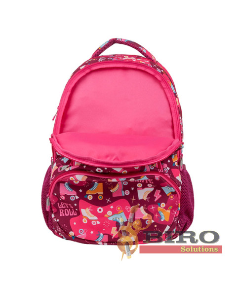 Ghiozdan pentru școală Milan "Roller", 25L, roz